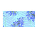 Aqua Blossom Beach Towel